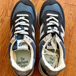 New Balance Navy and Black Athletic Shoes